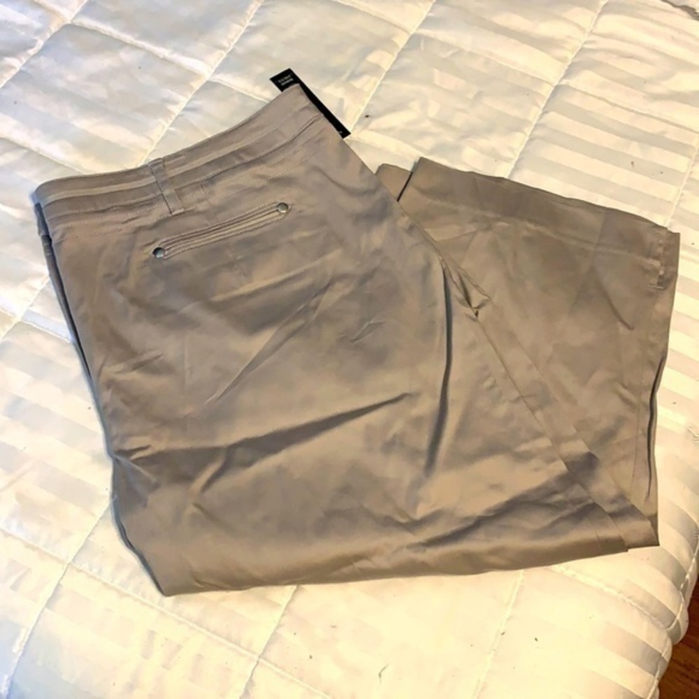 Silver Grey Crop Pants